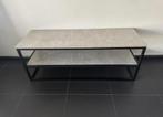 Bijzettafel Betonlook Metaal Zwart!, Ophalen, Minder dan 45 cm, Metaal of Aluminium, Betonlook