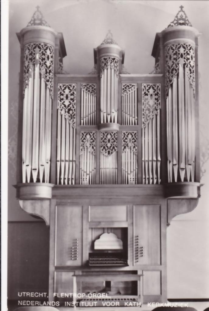 Utrecht, Flentrop Orgel, Verzamelen, Ansichtkaarten | Nederland, Ongelopen, Utrecht, Ophalen of Verzenden