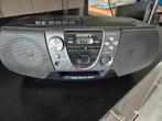 Sony CFD-V6 Radio CD Cassette - Goed Werkend!, Audio, Tv en Foto, Radio's, Ophalen of Verzenden, Gebruikt, Radio, Met cd-speler