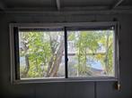 Dubbelglas schuifraam met buitenzonwering 203 x 112 cm, Doe-het-zelf en Verbouw, Kozijnen en Schuifpuien, Kunststof, Raamkozijn