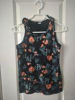 Topje top zonder mouwen zwart groen rood bloemen 146 152, Ophalen of Verzenden, Zo goed als nieuw, Meisje, Shirt of Longsleeve