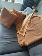 Plaid blokje en 2 sierkussens blokje van Xenos, Ophalen of Verzenden, Zo goed als nieuw, Vierkant