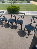 4x eetkamer stoelen, Huis en Inrichting, Ophalen, Gebruikt, Zwart, Vintage