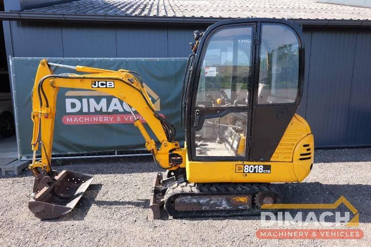 JCB 8018 CTS hydro quick hitch cw05 DM1001, Zakelijke goederen, Machines en Bouw | Kranen en Graafmachines, Graafmachine