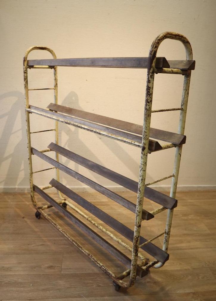 Vintage broodrek, schoenenrek, boekenrek, Huis en Inrichting, Woonaccessoires | Wandplanken en Boekenplanken, Gebruikt, Ophalen