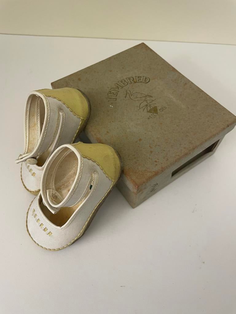 Vintage Tembred Kinderschoenen jaren '50 met doos, Ophalen of Verzenden