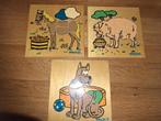 Houten Puzzels - Boerderijdieren, 2 tot 4 jaar, Gebruikt, 10 tot 50 stukjes, Ophalen of Verzenden