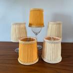 Lampenkapjes, klemkapje, plissé, barok, brocante, vintage., Huis en Inrichting, Lampen | Lampenkappen, Ophalen of Verzenden, Zo goed als nieuw