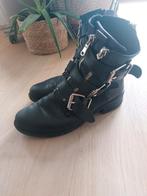 Biker Boots maat 40, Kleding | Dames, Schoenen, Zwart, Lage of Enkellaarzen, Ophalen of Verzenden, Onbekend