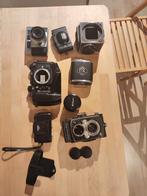 Partij analoge cameras en lenzen, XA, Nikon, hasselblad 500c, Audio, Tv en Foto, Fotocamera's Analoog, Ophalen of Verzenden, Gebruikt