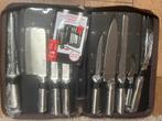 Nieuwe Messenset in Draagtas - Nooit Gebruikt!, Ophalen of Verzenden, Nieuw, Rvs of Chroom, Bestekset