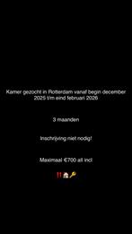 Kamer gezocht Rotterdam (3 maanden), Rotterdam