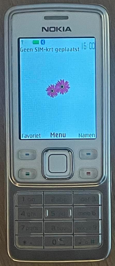 Nokia 6300 GSM / mobiel zilver wit incl. originele lader, Telecommunicatie, Mobiele telefoons | Nokia, Zo goed als nieuw, Wit