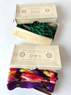 Vintage DMC garen - 29 strengen diverse kleuren - 15cm, Verzenden, Zo goed als nieuw, Borduurgaren of Zijde
