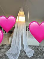 Witte Baby Klamboe met Standaard – Kantdetail, Kinderen en Baby's, Ophalen of Verzenden, Zo goed als nieuw, Klamboe