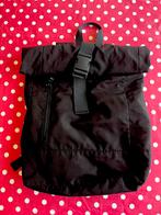 Zwarte rugzak met rolsluiting licht, Gebruikt, 25 tot 40 cm, Ophalen of Verzenden, Overige merken