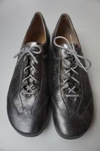 Durea veterschoenen sneakers schoen zilver grijs mt 42 43 E, Durea, Ophalen of Verzenden, Grijs, Sneakers of Gympen