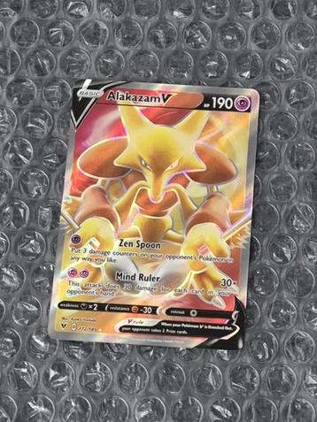 Full Art Alakazam V 172/185 Vivid Voltage Sword & Shield beschikbaar voor biedingen