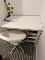 2 stuks IKEA Kinderbureau - Wit - Brusali, Ophalen, Gebruikt, Bureau