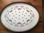 Tk leuk oud antiek dienblad zie foto.s, Ophalen, Gebruikt, Ovaal, Overige materialen