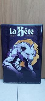 Zeer zeldzaam reclamebord La Bête bier (60 x 40 cm), Verzamelen, Biermerken, Nieuw, Overige merken, Reclamebord, Plaat of Schild