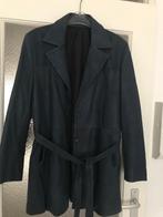 Super gave nubuck/leren jas Mt 42 Petrolium kl., Verzenden, Zo goed als nieuw, Maat 42/44 (L), Blauw