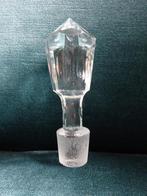 Kristallen fles stop amandel facet gesneden, Antiek en Kunst, Antiek | Glas en Kristal, Ophalen of Verzenden