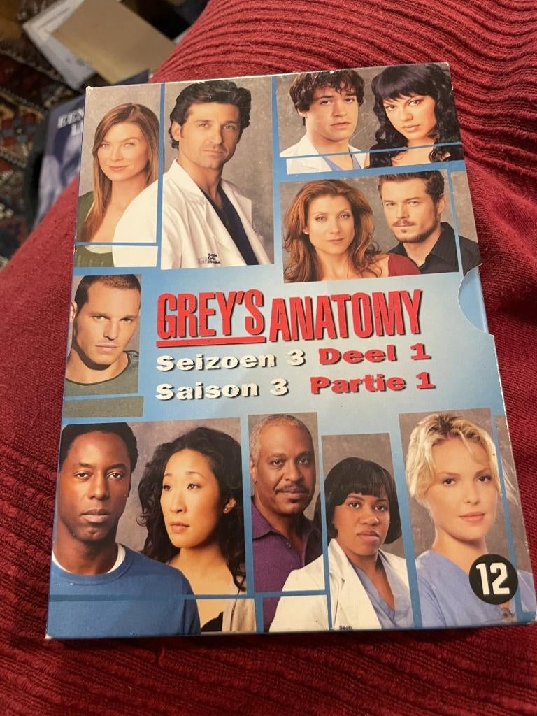 Grey’s anatomy / 4x dvd seizoen 3 deel 1 en deel 2, Vanaf 12 jaar, Ophalen of Verzenden, Zo goed als nieuw, Drama