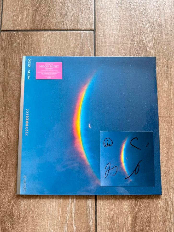 Coldplay Moonmusic LP met GESIGNEERD artcard, Cd's en Dvd's, Vinyl | Pop, Nieuw in verpakking, Overige formaten, Ophalen of Verzenden