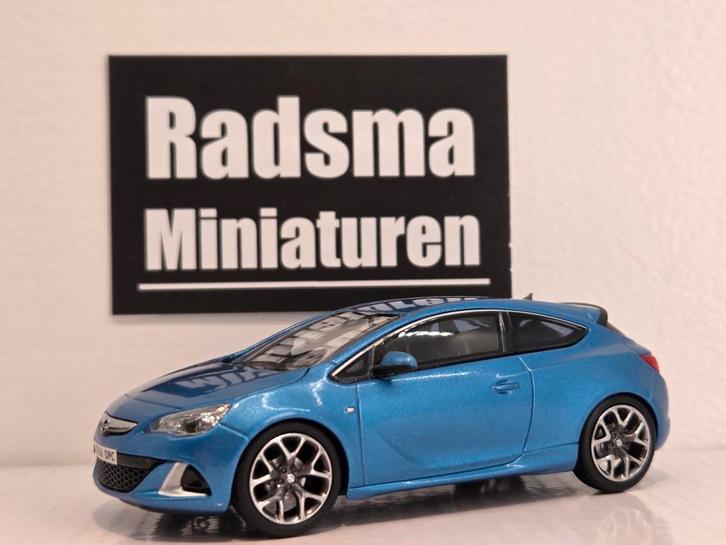 Opel astra J OPC - Arden Blue - 1:43 i-Scale, Hobby en Vrije tijd, Modelauto's | 1:43, Zo goed als nieuw, Auto, Ophalen of Verzenden