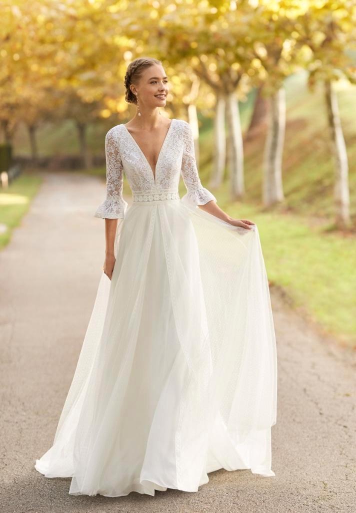 Trouwjurk Sample Sale Rosa Clará – ROMY, Kleding | Dames, Trouwkleding en Trouwaccessoires, Nieuw, Trouwjurk, Wit, Ophalen