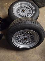 Bbs mahle 13 inch 4x100 met nieuwe banden, Ophalen, Gereviseerd, 15 inch, Zomerbanden