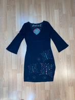 Desigual Jurk Maat M (valt als S), Ophalen of Verzenden, Zo goed als nieuw, Maat 38/40 (M), Zwart