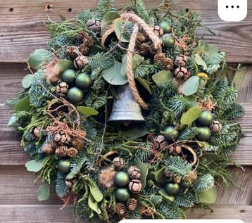 Kerstkrans op bestelling - Nobilis & Eucalyptus beschikbaar voor biedingen