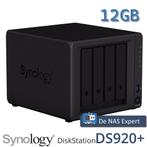 NAS Synology DS920+ 12GB refubished, Computers en Software, NAS, Info@synology.com, Synology, Refurbished, Ophalen of Verzenden