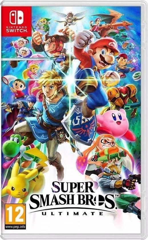 Nintendo Switch Super smash bros ultimate, Spelcomputers en Games, Games | Nintendo Switch, Zo goed als nieuw, Vechten, 3 spelers of meer