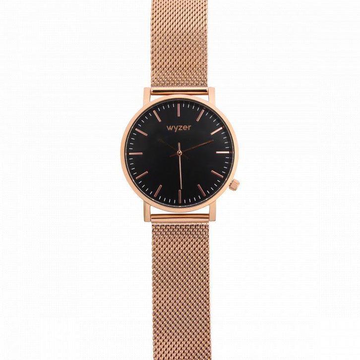 Dameshorloge Wyzer Black Rose, Sieraden, Tassen en Uiterlijk, Horloges | Dames, Nieuw, Polshorloge, Overige merken, Staal, Staal