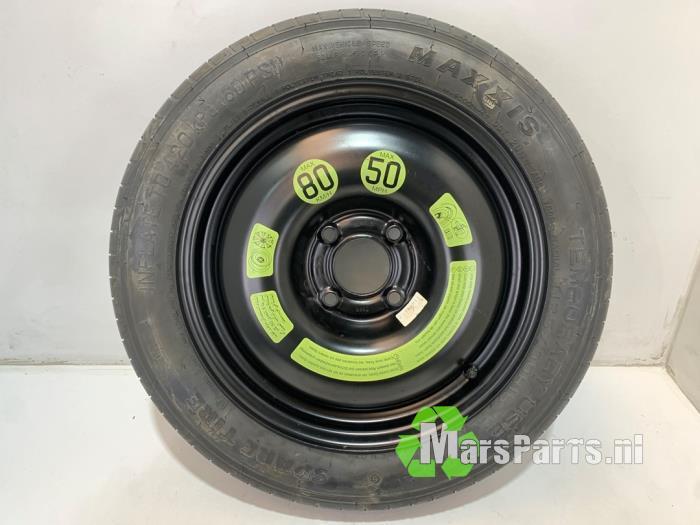 Reservewiel van een Peugeot 207, Auto-onderdelen, Banden en Velgen, Velg(en), Personenwagen, Gebruikt, 3 maanden garantie, Ophalen of Verzenden