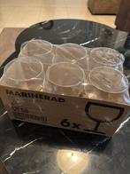 Glazen op poot. Grotendeels nog nieuw in doos. 23 stuks, Verzamelen, Glas en Borrelglaasjes, Ophalen, Zo goed als nieuw, Overige typen