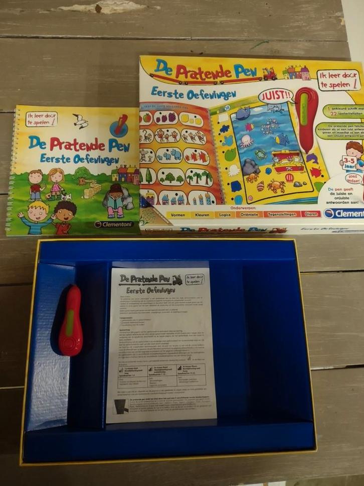 De Pratende Pen - Eerste Oefeningen - Clementoni, Kinderen en Baby's, Speelgoed | Educatief en Creatief, Zo goed als nieuw, Taal en Lezen