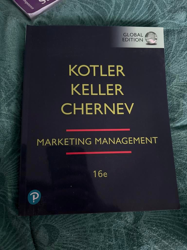 Marketing Management - Kotler, Keller, Chernev, Boeken, Ophalen of Verzenden, Zo goed als nieuw, Economie en Marketing