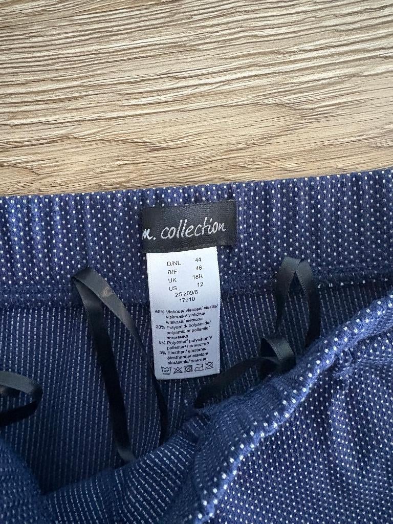 Nieuwe Strech Broek ,maat 44,,MEER Broeken, Blauw, Maat 42/44 (L), Nieuw, Ophalen of Verzenden