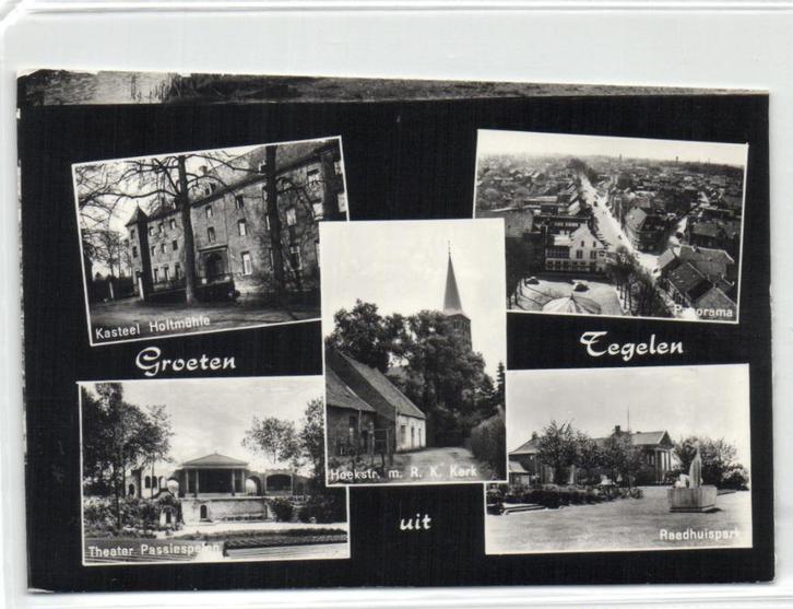 x27037 tegelen, Verzamelen, Ansichtkaarten | Nederland, Limburg, 1960 tot 1980, Verzenden