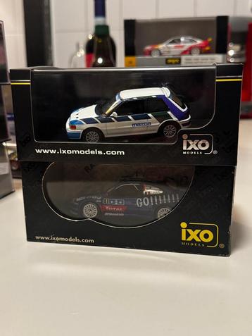 2x Ixo Models 1:43 Mazda 323F & Citroen Xsara WRC beschikbaar voor biedingen