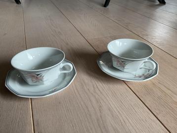 Douwe Egberts kop en schotel set (2 stuks) beschikbaar voor biedingen