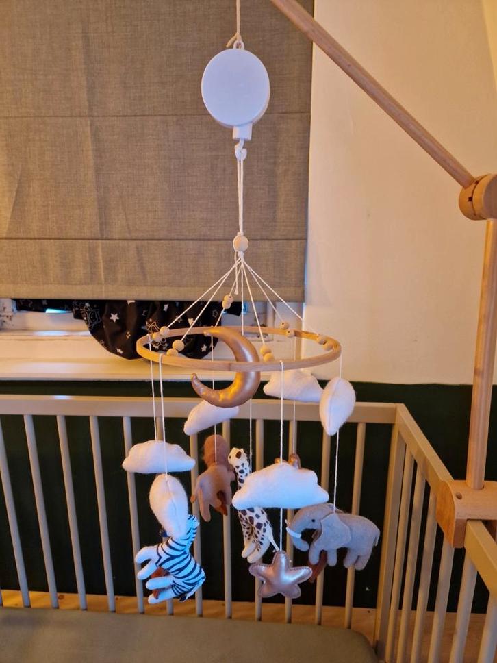 Safari Baby Mobiel met Houder & Muziek, Kinderen en Baby's, Kinderkamer | Inrichting en Decoratie, Nieuw, Ophalen of Verzenden