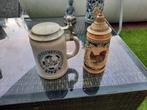 2 stuks oude bierpullen oftewel stein  genoemd, Antiek en Kunst, Antiek | Servies compleet, Ophalen of Verzenden