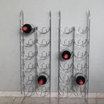 Wijnrek in chroom 12 of 24 flessen, Niet ingevuld, Niet ingevuld, Niet ingevuld