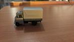 SCHUCO 452661600 MERCEDES L319 FLATBED LARPAUlin gray. 1:87, Ophalen of Verzenden, Zo goed als nieuw