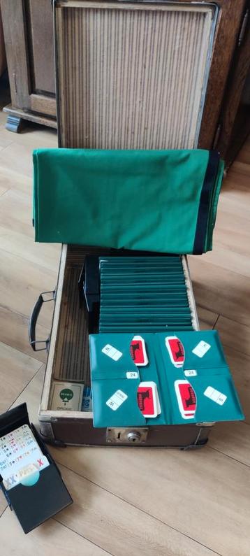 Vintage Bridge Set in Koffer beschikbaar voor biedingen